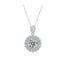 #109 Gorgeous 5Carat Moissanite  Necklace S925 Sterling Silver