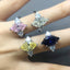 #615 Luxury Marquise 8*14mm Gem Ring 925 Sterling Silver