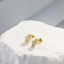 #A046 Marquise Cut Moissanite Earring Stud S925 Sterling Silver