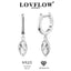 #A010 Marquise Cut Moissanite Dangle Earrings S925 Sterling Silver