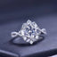 #432 North Star 2Carat Moissanite Ring S925 Sterling Silver