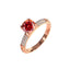 #321 1CT Sunset Color Moissanite Ring