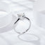 #721  2Carat Heart-shaped Moissanite Ring S925  Sterling  Silver