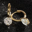 #A024 Moissanite Hoop Earrings For Women S925 Sterling Silver