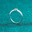 [Valentine's Gift] #743 Heart shape Moissanite Wedding Ring S925 Sterling Silver
