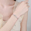 [Valentine's Gift] #749 LOVE Letter Moissanite Bracelet S925 Sterling Silver Adjustable Chain