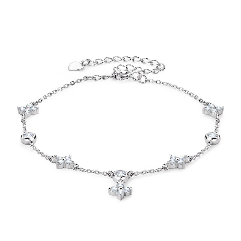 #727 Classic  Moissanite Bracelet S925 Sterling Silver