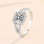 #c85 1carat Moissanite Ring S925 Sterling Silver