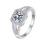 #c85 1carat Moissanite Ring S925 Sterling Silver