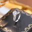 #702 Noeud papillon Moissanite Ring S925 Sterling Silver