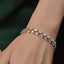 #613 Luxury Marquise High Carbon Bracelet S925 Sterling Silver