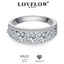 #A051 Moissanite Luxury Design Wedding Band Ring S925 Sterling Silver