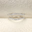 #A049 Full Moissanite Curved Wedding Bands Ring Enhancer S925 Sterling Silver