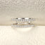 #A048 Full Moissanite Classic Wedding Bands Ring Enhancer S925 Sterling Silver