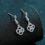 Elegant Unique Moissanite Dangle Earring S925 Sterling Silver # 136