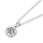 #104 1-5Carat Moissanite Necklace S925 Sterling Silver