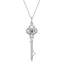 Unique Key Design Moissanite Necklace S925 #18