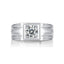 #65 Hot Men Moissanite Ring 1Carat S925 Sterling Silver