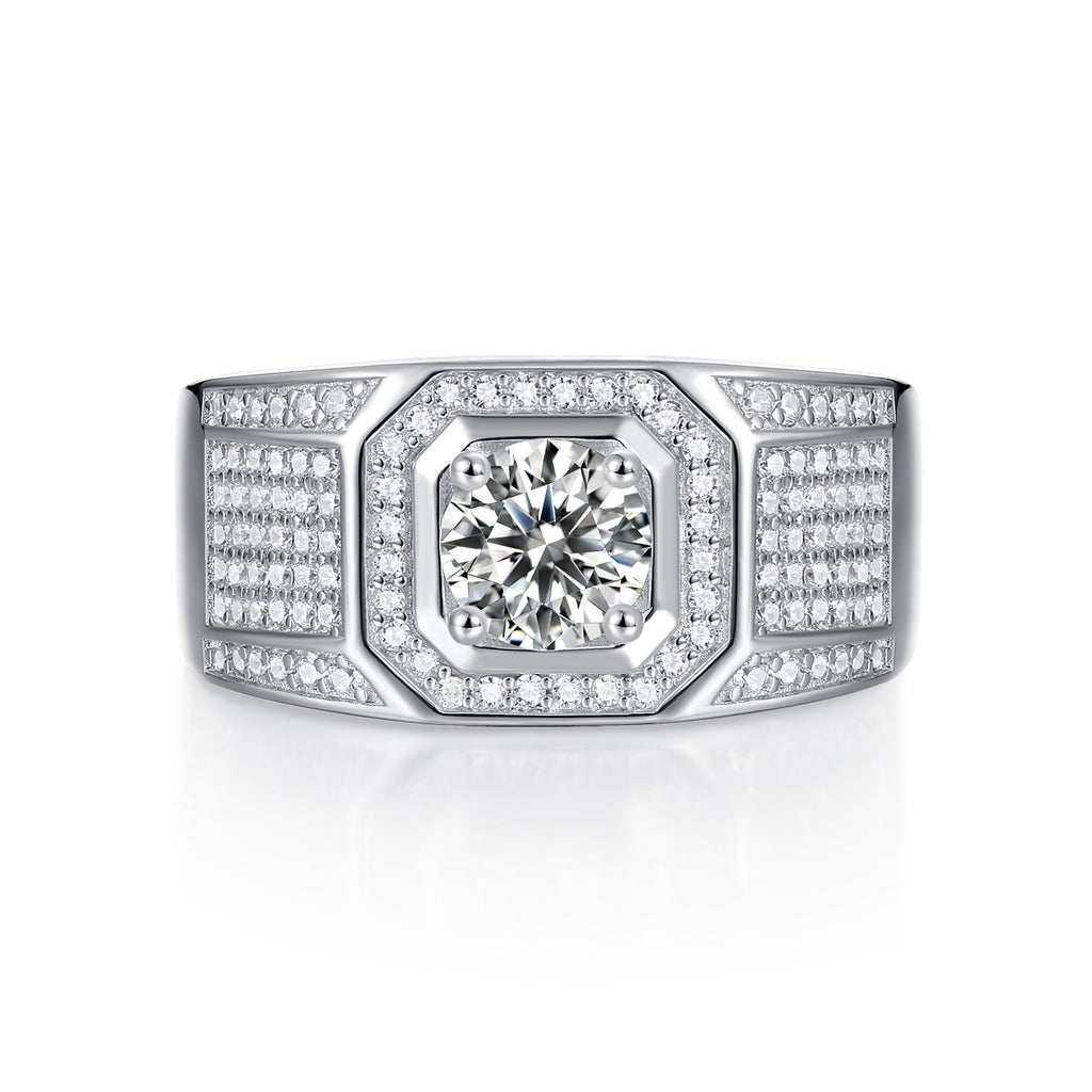 Men's Moissanite Rings