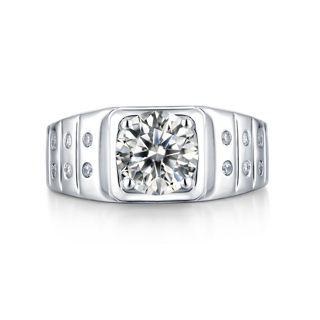  Mens Moissanite Rings