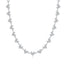 #460 All Princess Cut Moissanite Necklace New Fashion Gift Clavicle Chain S925 Sterling Silver