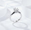 #559 Classic 6prongs Moissanite Solitaire Ring 925 Sterling Silver