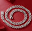#466 60cm All Moissanite Necklace for Men S925 Sterling Silver