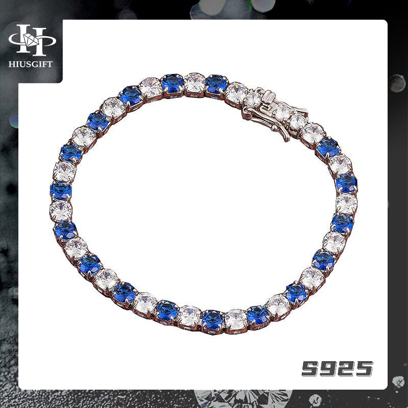 #351  Zircon S925 Sterling Silver Bracelet