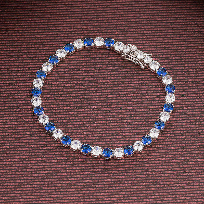 #351  Zircon S925 Sterling Silver Bracelet