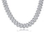 #466 60cm All Moissanite Necklace for Men S925 Sterling Silver