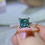 #311 1Carat Princes Cut Moissanite Ring S925 Sterling Silver HGE Placeted 18karat Gold