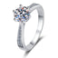 #c13 1ct Moissanite Ring S925 Sterling Silver