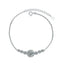 #238 Halo Moissanite Set S925 Sterling Silver Ring Ear Stud Necklace Bracelet