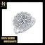 #75 Luxury 2Carat Moissanite Ring S925 Sterling Silver