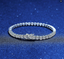 #344 Handmade 3MM Moissanite Bracelet/Neckalce S925 Sterling Silver 2 colors