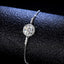 #549 Customize 1Carat Moissanite Bracelet S925 Sterling Silver