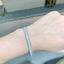 #498 All Moissanite Bracelet Bangle S925 Sterling Silver