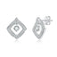 #52 Gorgeous Unique  All Moissanite Earing S925 Sterling Silver