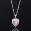 # 224 Gorgeous Artificial Gem Radiant Cut S925 Sterling Silver Ring  Necklace Set