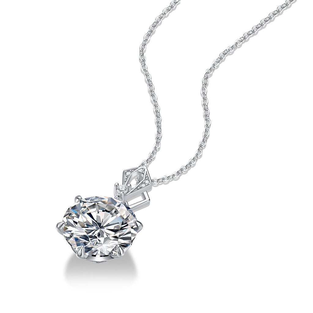 # 215 10Carat  luxury Moissanite Necklace S925 Sterling Silver