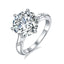 #56 Gorgeous 2-5Carat Moissanite Women Ring S925 Sterling Silver