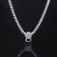 #511 Gorgeous  S925 Necklace Chain AAAAA Zircon