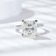 #507 Luxury 5Carat+0.52Carat All Moissanite Princess Cut  Ring S925 Sterling Silver