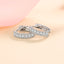 #335  Unique Moissanite Hoop Earing  S925 Sterling Silver Earing