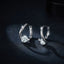 #504 Elegant 1Carat Ear Stud Moissanite S925 Sterling Silver