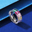 #390 Rainbow Band Ring S925 Stering Silver