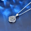 #26 1Carat Moissanite Flower Pandent Necklace S925 Sterling Silver