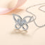 #165 Butterfly Design Moissanite Necklace S925 Sterling Silver