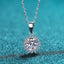 #108 0.5-5Carat Moissanite Necklace S925 Sterling Silver