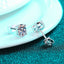 #150 Gorgeous Oval 1-2Carat Moissanite Ear Stud S925 Sterling Silver